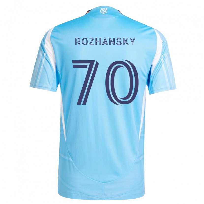 Danxen Kinderen Jake Rozhansky #70 Hemelsblauw Wit Thuisshirt Thuistenue 2026/27 T-Shirt