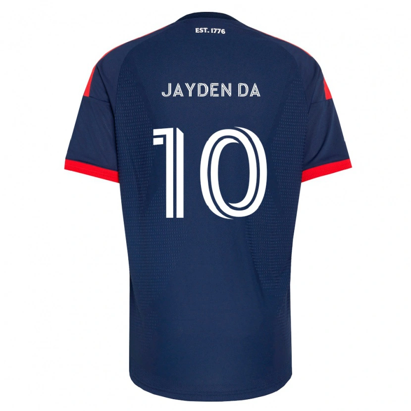 Danxen Kinderen Jayden Da #10 Koninklijk Blauw Rood Wit Thuisshirt Thuistenue 2026/27 T-Shirt