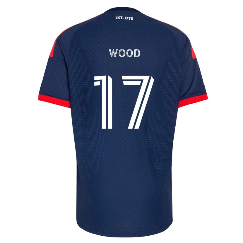 Danxen Kinderen Bobby Wood #17 Koninklijk Blauw Rood Wit Thuisshirt Thuistenue 2026/27 T-Shirt