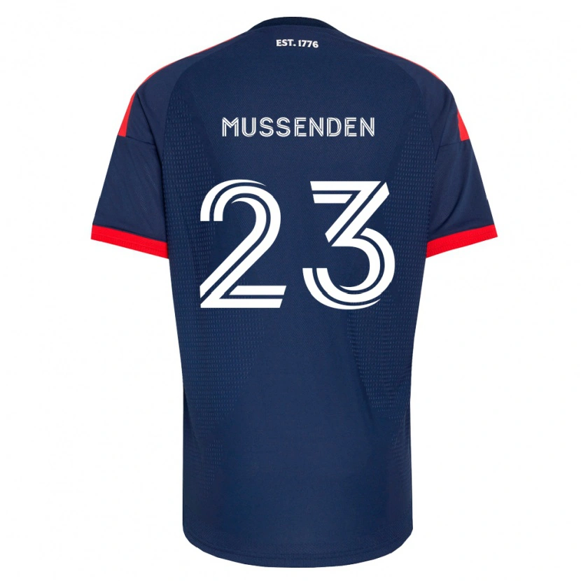 Danxen Kinderen Javaun Mussenden #23 Koninklijk Blauw Rood Wit Thuisshirt Thuistenue 2026/27 T-Shirt