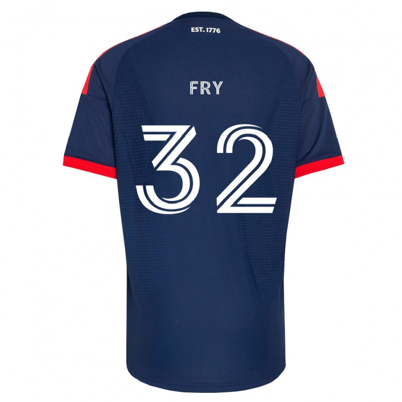Danxen Kinderen Malcolm Fry #32 Koninklijk Blauw Rood Wit Thuisshirt Thuistenue 2026/27 T-Shirt