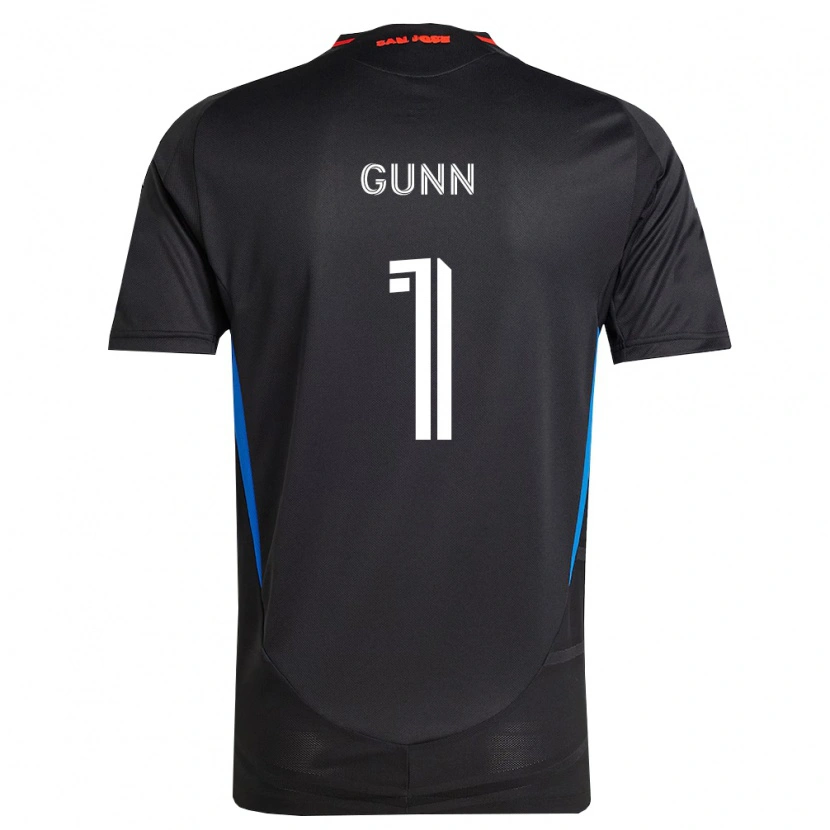 Danxen Kinderen Angus Gunn #1 Blauw Wit Zwart Thuisshirt Thuistenue 2026/27 T-Shirt