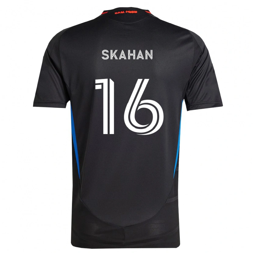 Danxen Kinderen Jack Skahan #16 Blauw Wit Zwart Thuisshirt Thuistenue 2026/27 T-Shirt
