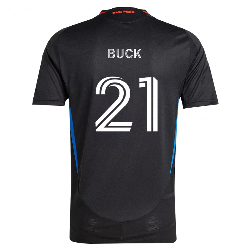 Danxen Kinderen Noel Buck #21 Blauw Wit Zwart Thuisshirt Thuistenue 2026/27 T-Shirt