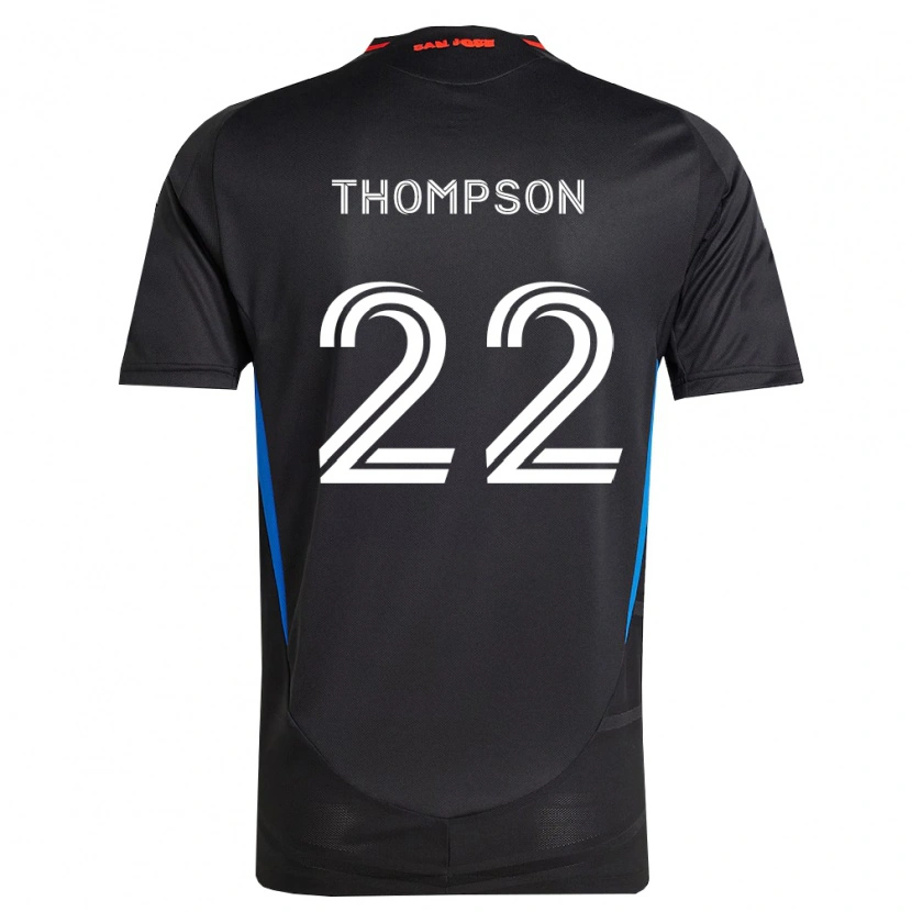 Danxen Kinderen Tommy Thompson #22 Blauw Wit Zwart Thuisshirt Thuistenue 2026/27 T-Shirt
