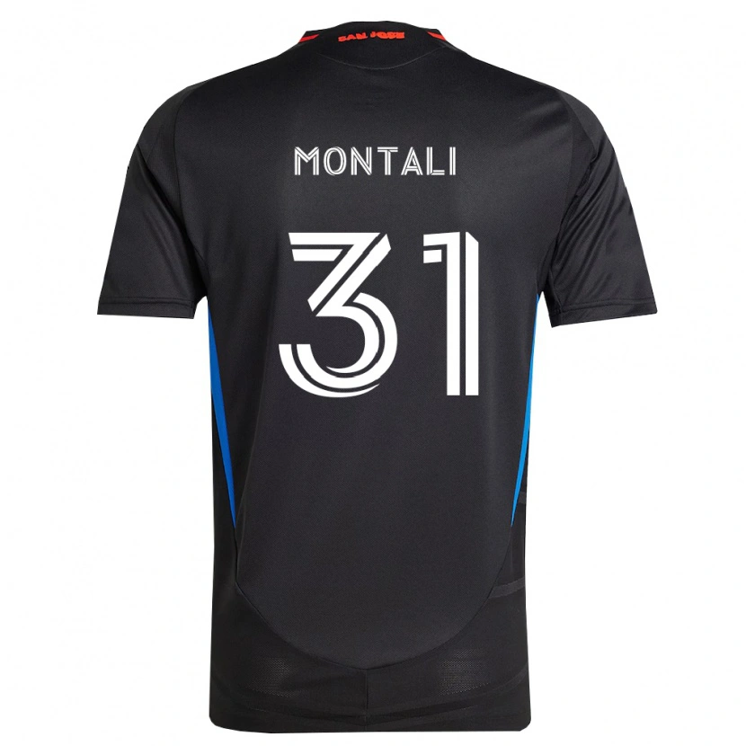 Danxen Kinderen Francesco Montali #31 Blauw Wit Zwart Thuisshirt Thuistenue 2026/27 T-Shirt