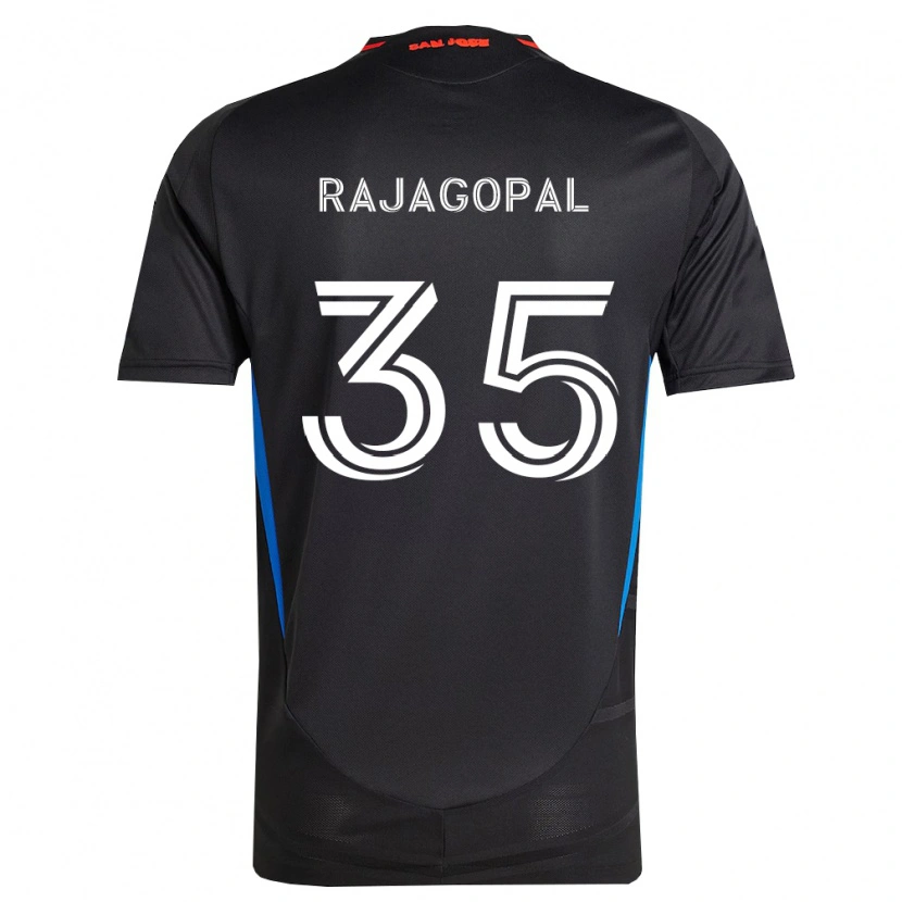 Danxen Kinderen Rohan Rajagopal #35 Blauw Wit Zwart Thuisshirt Thuistenue 2026/27 T-Shirt