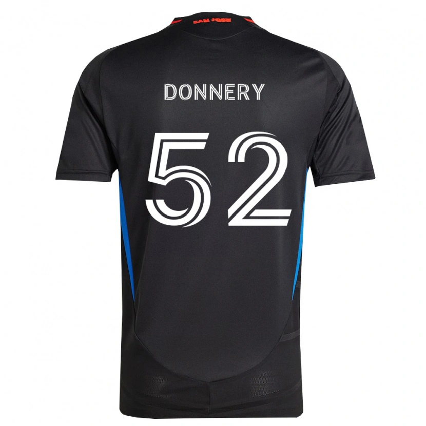 Danxen Kinderen Julian Donnery #52 Blauw Wit Zwart Thuisshirt Thuistenue 2026/27 T-Shirt