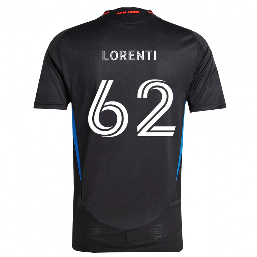 Danxen Kinderen Dominic Lorenti #62 Blauw Wit Zwart Thuisshirt Thuistenue 2026/27 T-Shirt