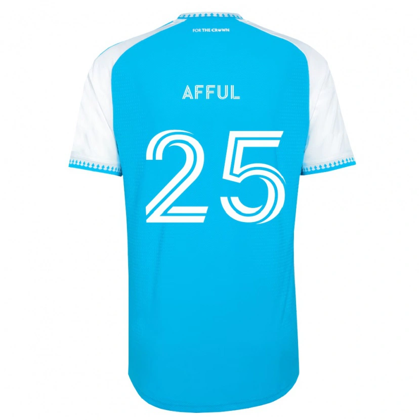 Danxen Kinderen Harrison Afful #25 Hemelsblauw Wit Zwart Thuisshirt Thuistenue 2026/27 T-Shirt