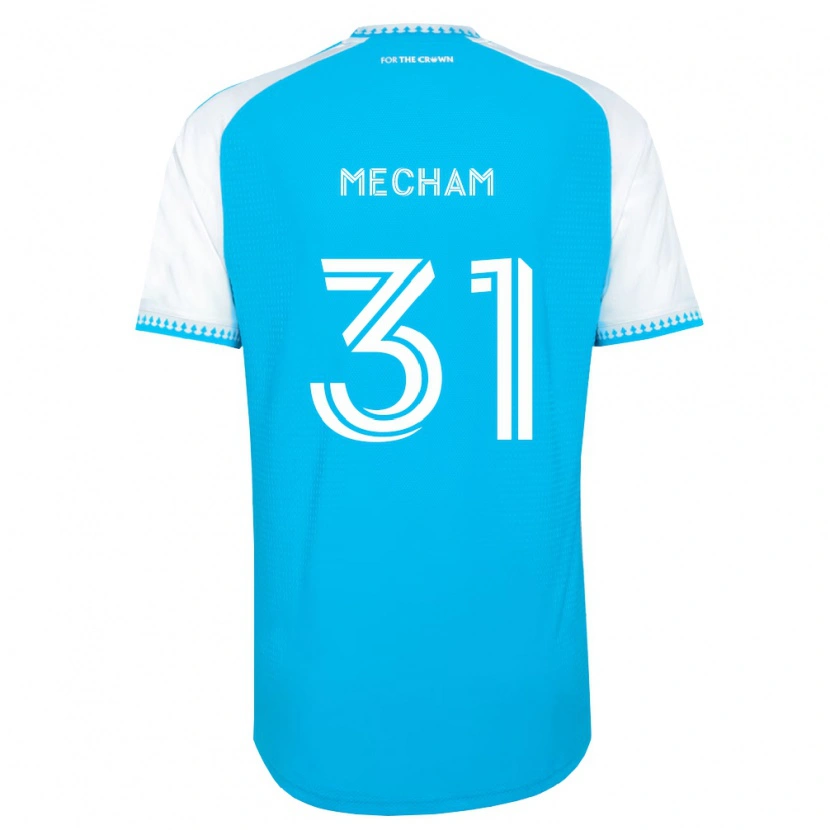 Danxen Kinderen Jake Mecham #31 Hemelsblauw Wit Zwart Thuisshirt Thuistenue 2026/27 T-Shirt