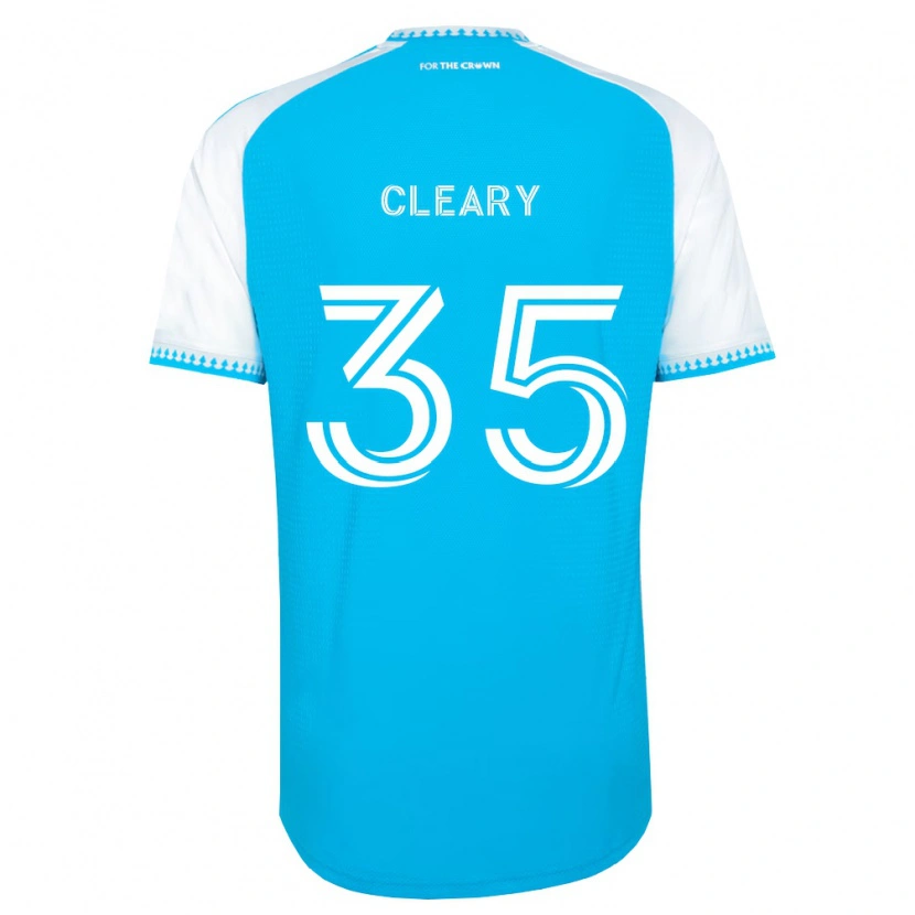 Danxen Kinderen Will Cleary #35 Hemelsblauw Wit Zwart Thuisshirt Thuistenue 2026/27 T-Shirt