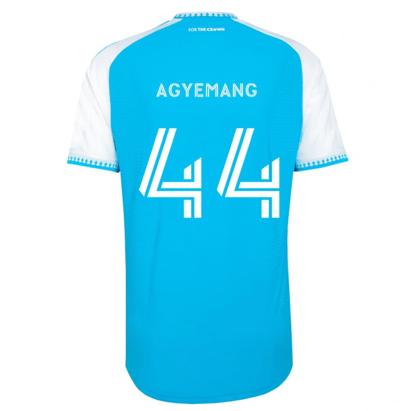 Danxen Kinderen Morrison Agyemang #44 Hemelsblauw Wit Zwart Thuisshirt Thuistenue 2026/27 T-Shirt