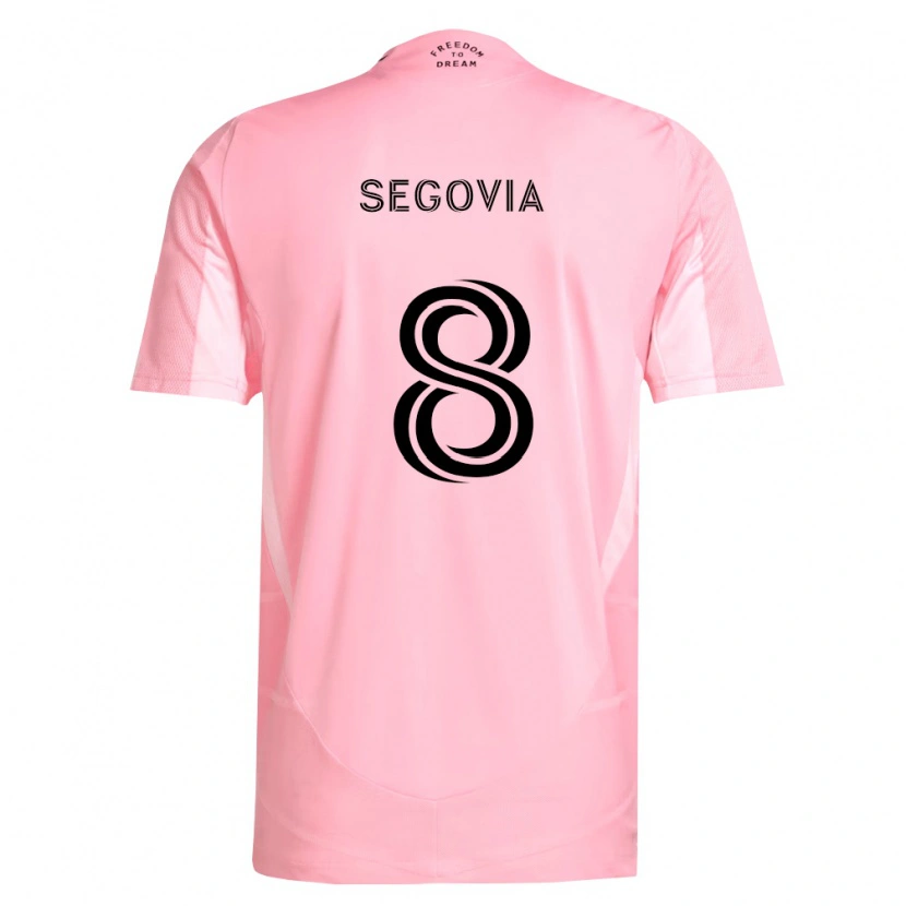 Danxen Kinderen Telasco Segovia #8 Roze Zwart Thuisshirt Thuistenue 2026/27 T-Shirt