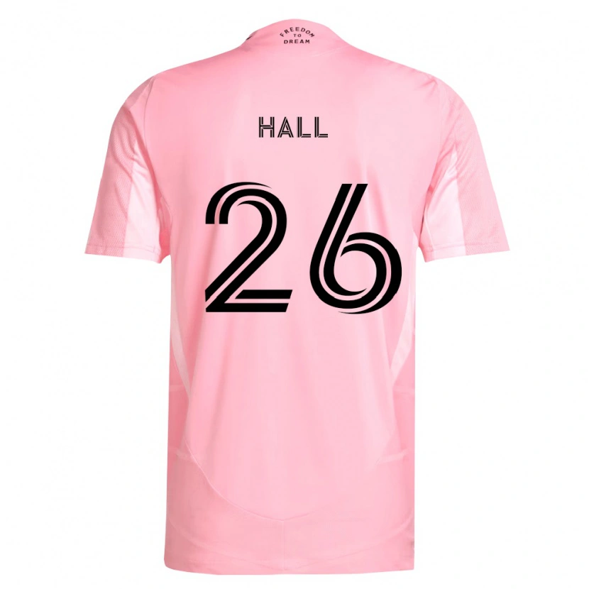 Danxen Kinderen Tyler Hall #26 Roze Zwart Thuisshirt Thuistenue 2026/27 T-Shirt