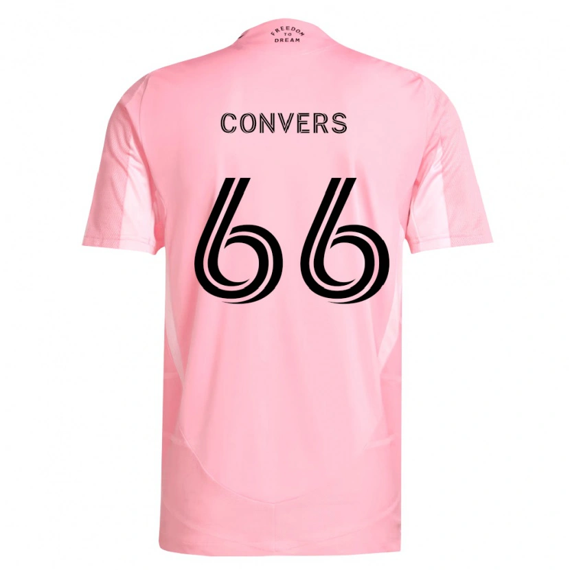 Danxen Kinderen Joseph Convers #66 Roze Zwart Thuisshirt Thuistenue 2026/27 T-Shirt