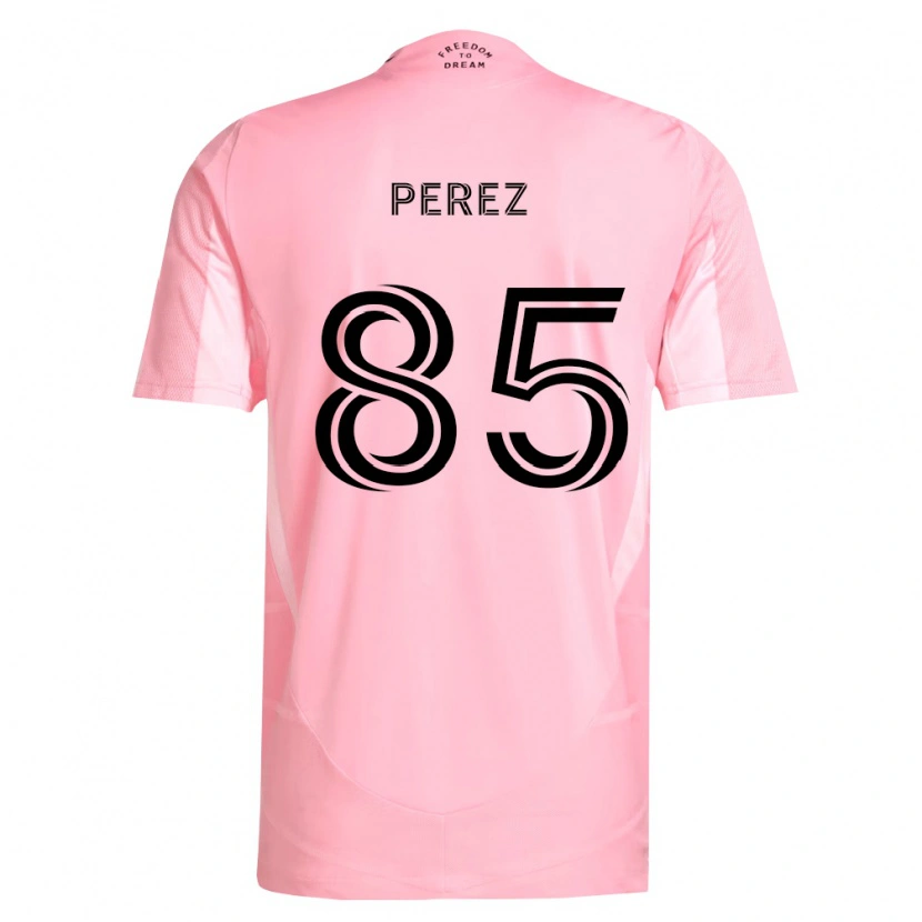 Danxen Kinderen Matthew Perez #85 Roze Zwart Thuisshirt Thuistenue 2026/27 T-Shirt