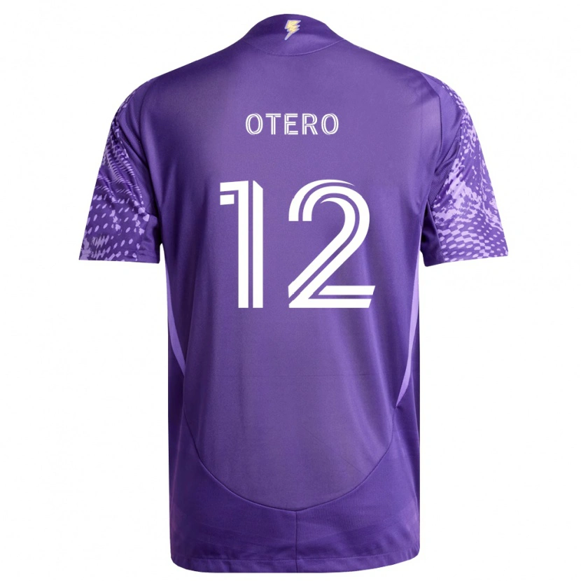 Danxen Kinderen Javier Otero #12 Paars Wit Thuisshirt Thuistenue 2026/27 T-Shirt