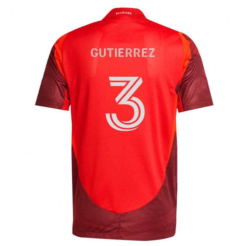 Danxen Kinderen Cristián Gutiérrez #3 Bordeauxrood Thuisshirt Thuistenue 2026/27 T-Shirt