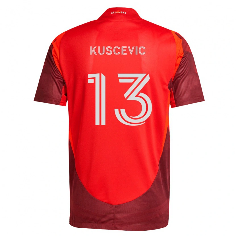 Danxen Kinderen Benjamín Kuscevic #13 Bordeauxrood Thuisshirt Thuistenue 2026/27 T-Shirt