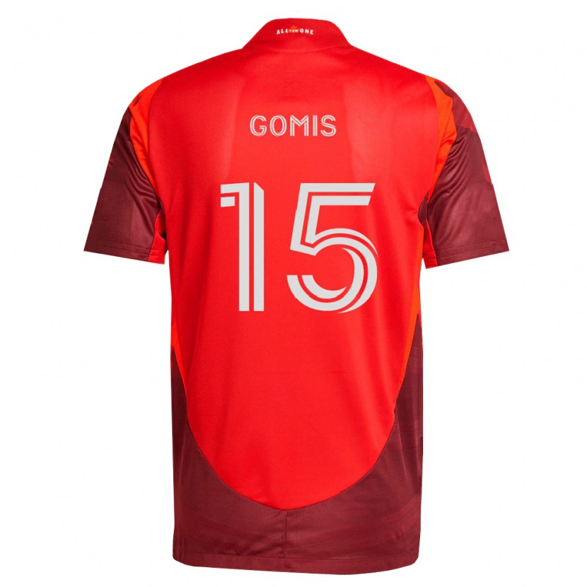 Danxen Kinderen Nicksoen Gomis #15 Bordeauxrood Thuisshirt Thuistenue 2026/27 T-Shirt