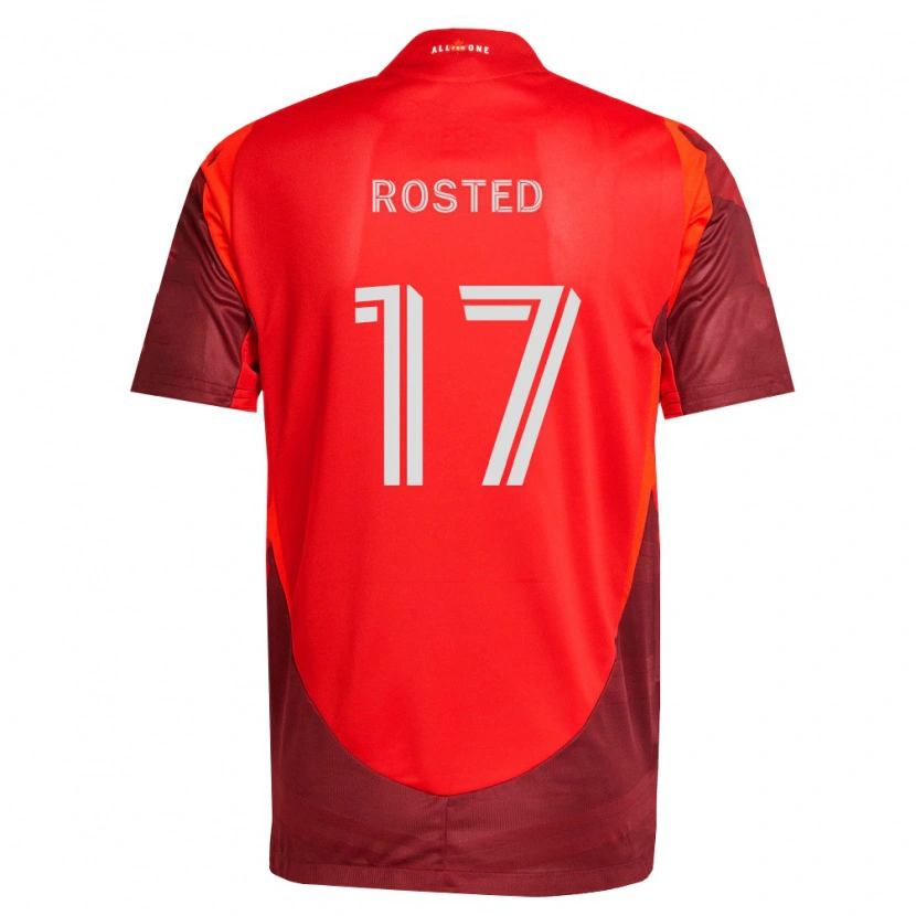 Danxen Kinderen Sigurd Rosted #17 Bordeauxrood Thuisshirt Thuistenue 2026/27 T-Shirt