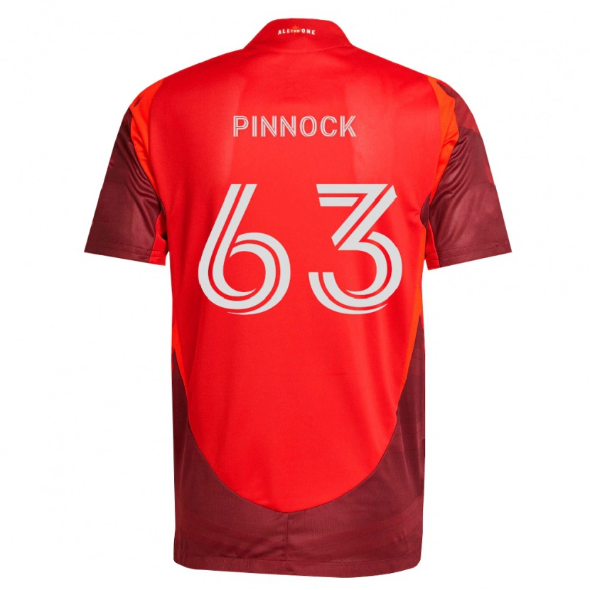 Danxen Kinderen Shyon Pinnock #63 Bordeauxrood Thuisshirt Thuistenue 2026/27 T-Shirt