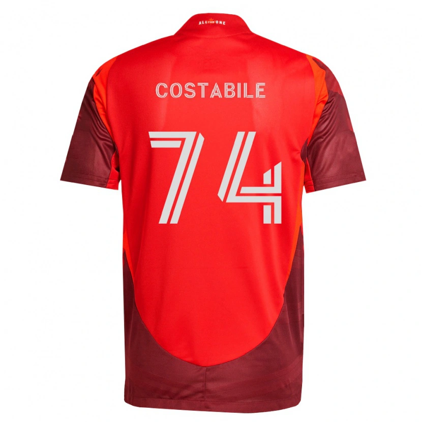 Danxen Kinderen Luca Costabile #74 Bordeauxrood Thuisshirt Thuistenue 2026/27 T-Shirt