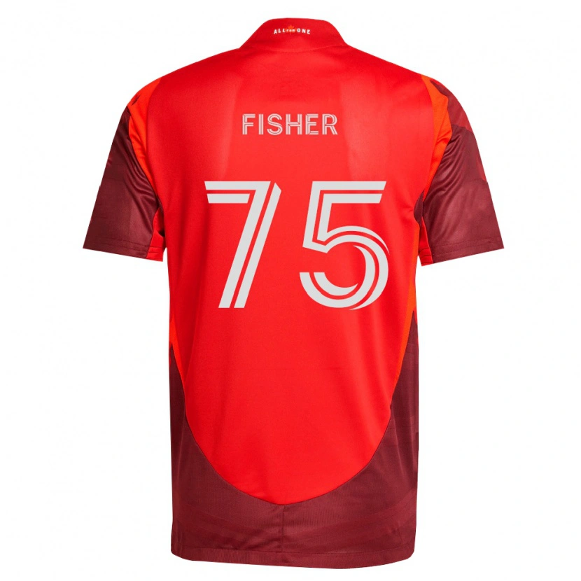 Danxen Kinderen Reid Fisher #75 Bordeauxrood Thuisshirt Thuistenue 2026/27 T-Shirt