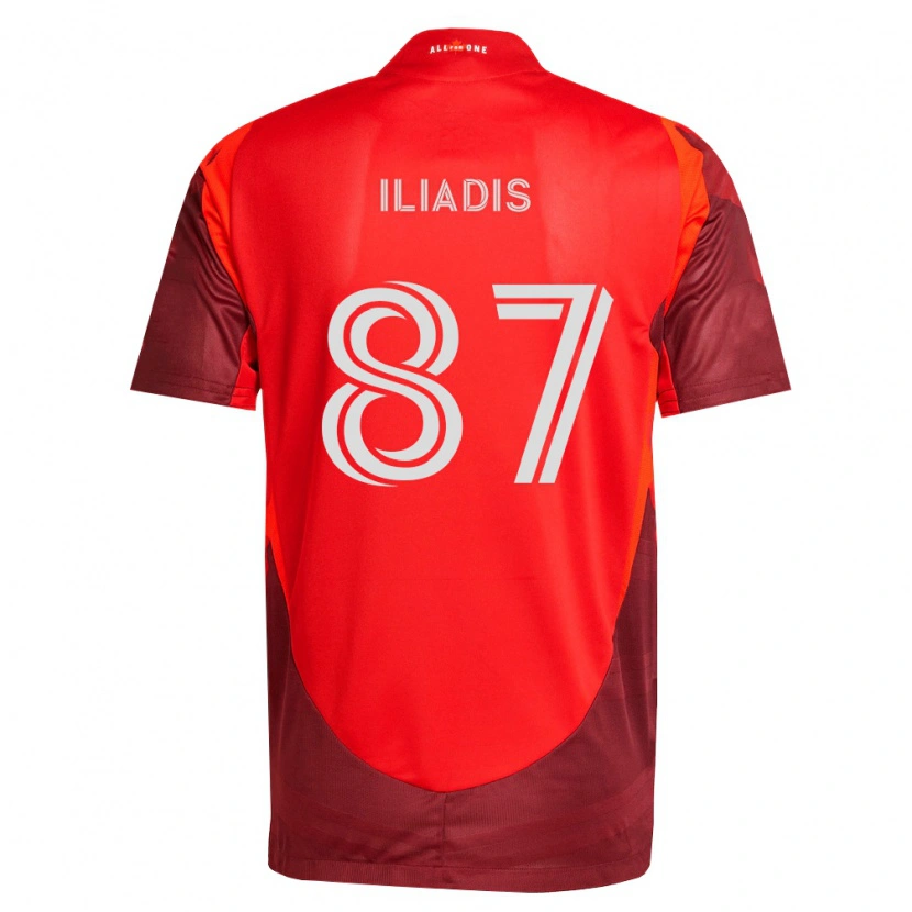 Danxen Kinderen Costa Iliadis #87 Bordeauxrood Thuisshirt Thuistenue 2026/27 T-Shirt