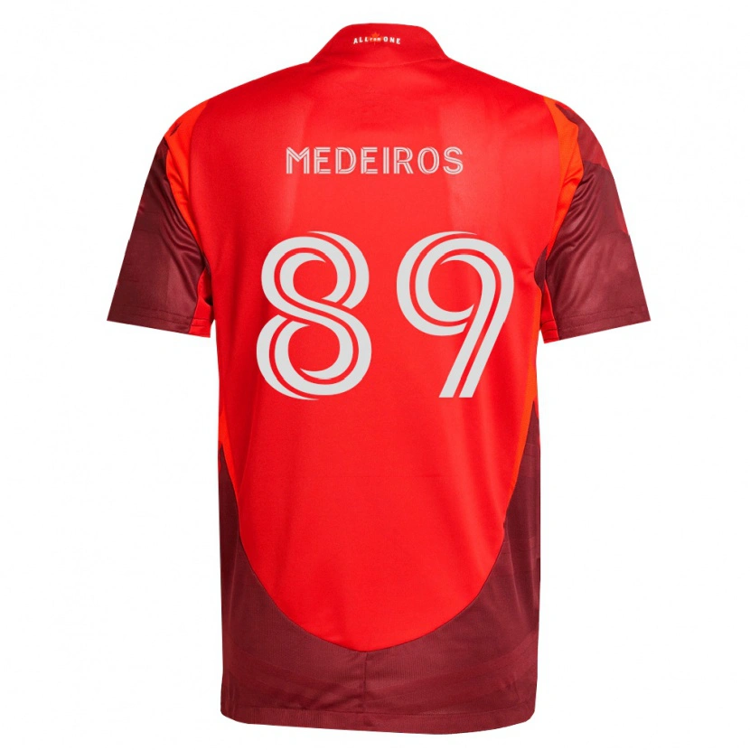 Danxen Kinderen Matthew Medeiros #89 Bordeauxrood Thuisshirt Thuistenue 2026/27 T-Shirt