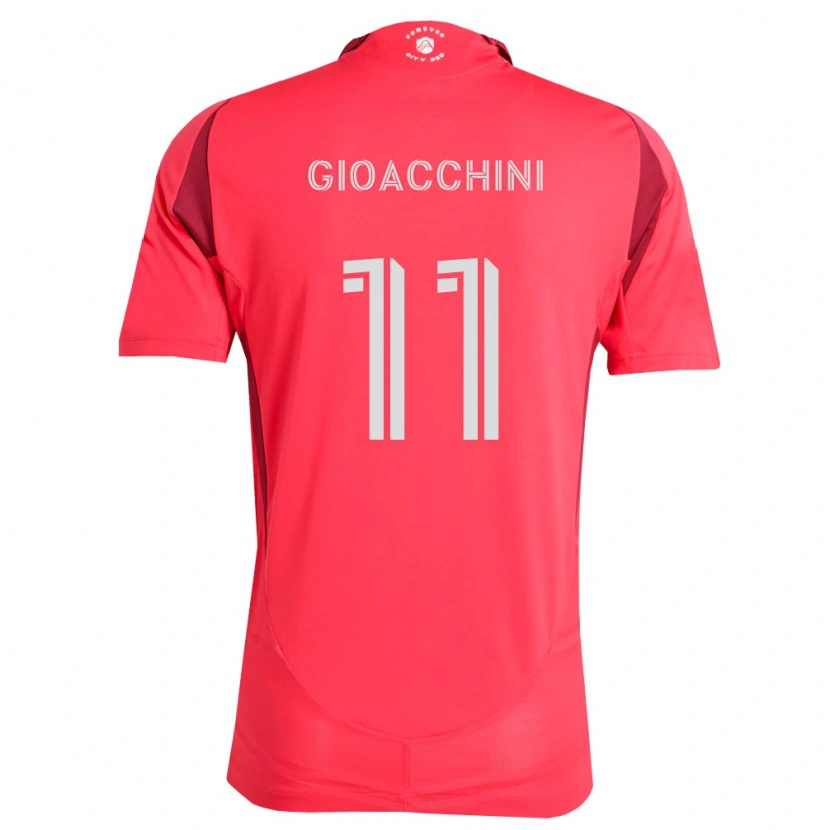 Danxen Kinderen Nicholas Gioacchini #11 Magenta Wit Thuisshirt Thuistenue 2026/27 T-Shirt