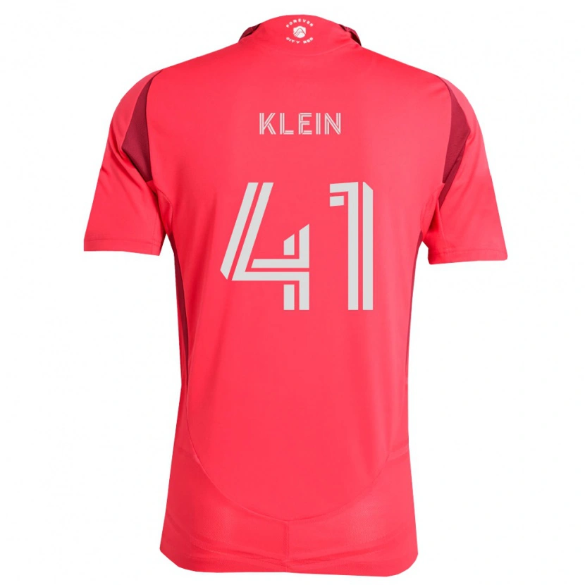 Danxen Kinderen Johnny Klein #41 Magenta Wit Thuisshirt Thuistenue 2026/27 T-Shirt