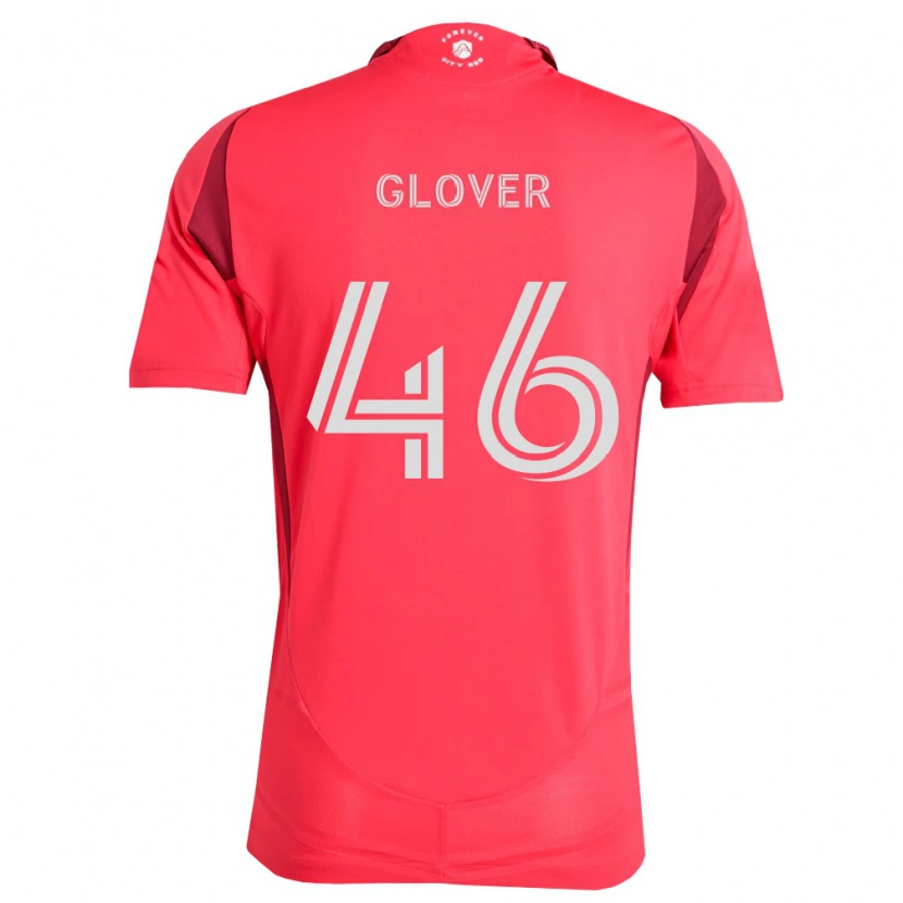 Danxen Kinderen Caden Glover #46 Magenta Wit Thuisshirt Thuistenue 2026/27 T-Shirt