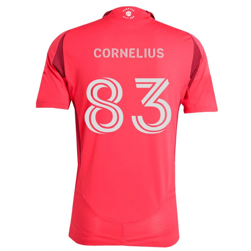 Danxen Kinderen Lorenzo Cornelius #83 Magenta Wit Thuisshirt Thuistenue 2026/27 T-Shirt