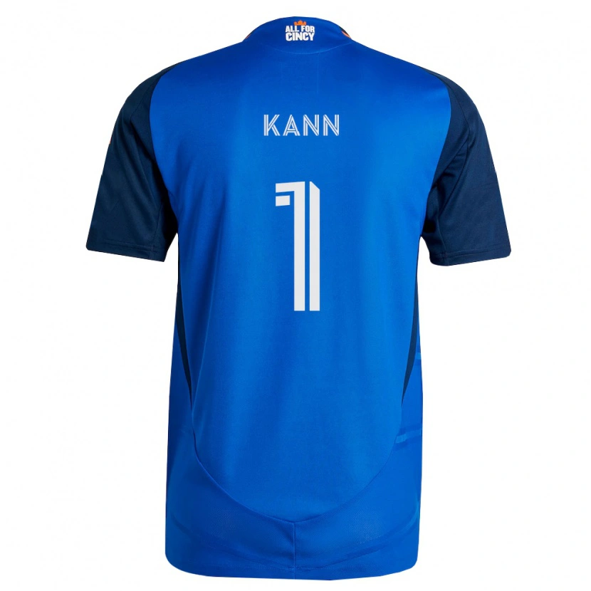 Danxen Kinderen Alec Kann #1 Koninklijk Blauw Oranje Thuisshirt Thuistenue 2026/27 T-Shirt