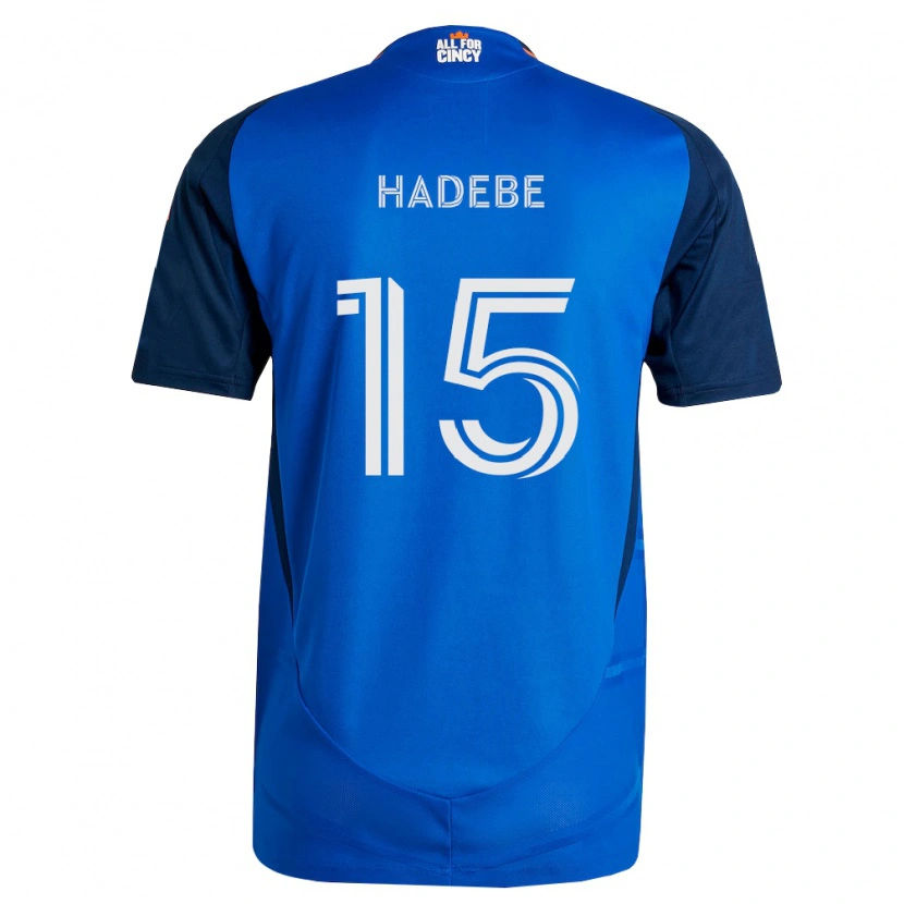 Danxen Kinderen Teenage Hadebe #15 Koninklijk Blauw Oranje Thuisshirt Thuistenue 2026/27 T-Shirt