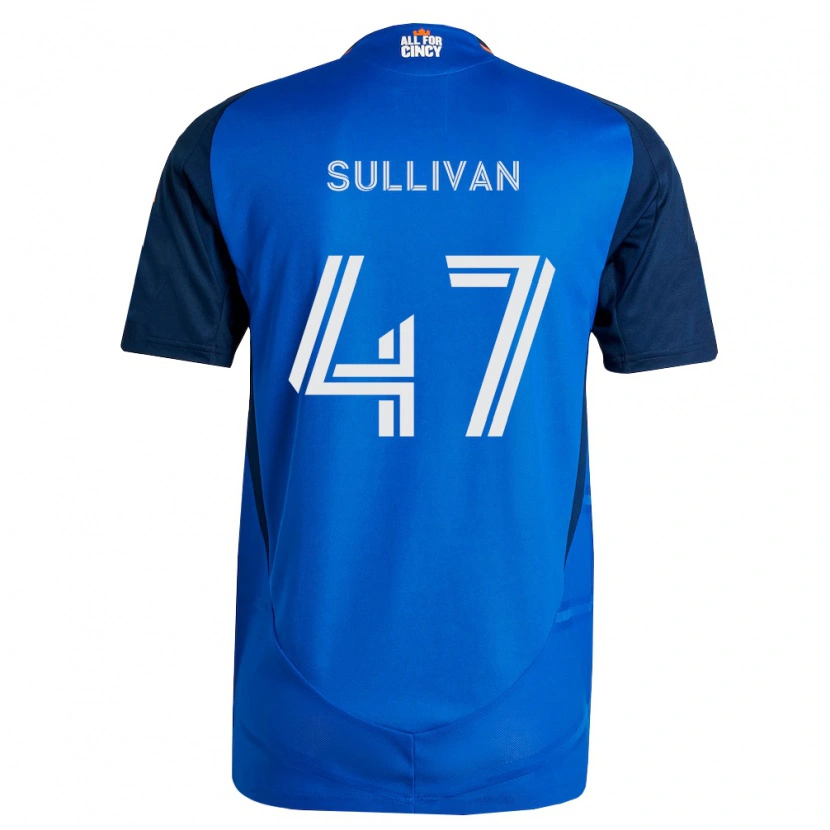 Danxen Kinderen Michael Sullivan #47 Koninklijk Blauw Oranje Thuisshirt Thuistenue 2026/27 T-Shirt