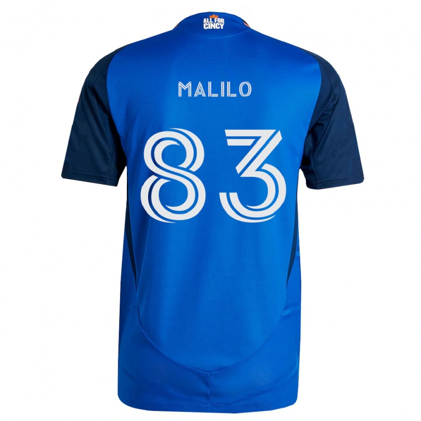 Danxen Kinderen Chance Malilo #83 Koninklijk Blauw Oranje Thuisshirt Thuistenue 2026/27 T-Shirt
