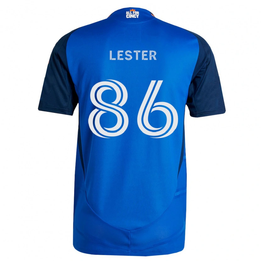 Danxen Kinderen Jaylen Lester #86 Koninklijk Blauw Oranje Thuisshirt Thuistenue 2026/27 T-Shirt