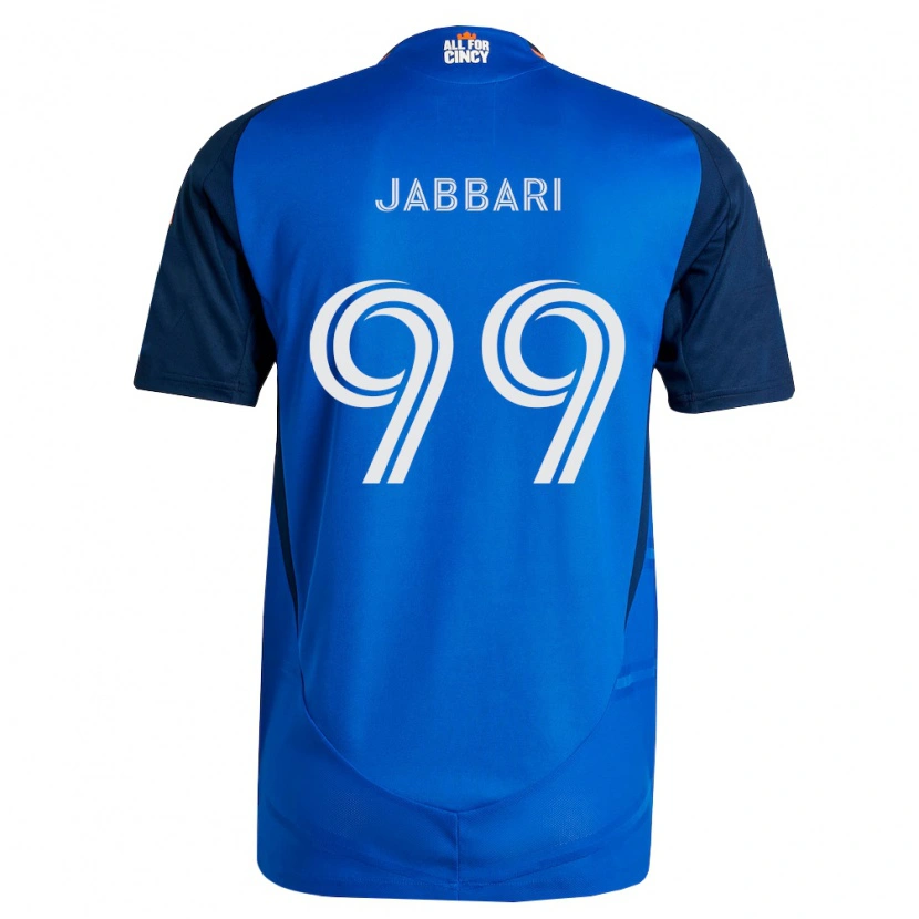 Danxen Kinderen Ayoub Jabbari #99 Koninklijk Blauw Oranje Thuisshirt Thuistenue 2026/27 T-Shirt