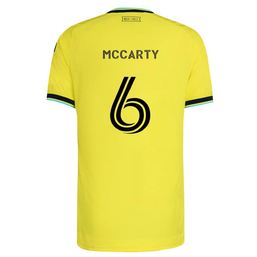 Danxen Kinderen Dax Mccarty #6 Helder Geel Marineblauw Thuisshirt Thuistenue 2026/27 T-Shirt