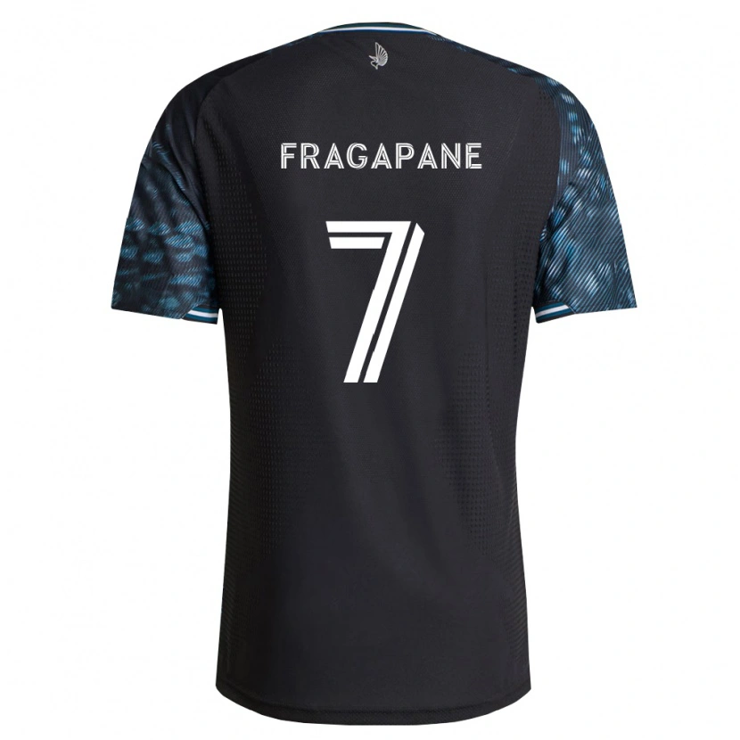 Danxen Kinderen Franco Fragapane #7 Zwart Wit Thuisshirt Thuistenue 2026/27 T-Shirt