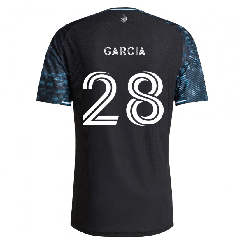 Danxen Kinderen Mender García #28 Zwart Wit Thuisshirt Thuistenue 2026/27 T-Shirt