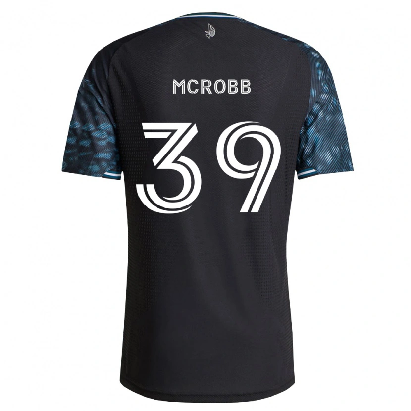 Danxen Kinderen Finn Mcrobb #39 Zwart Wit Thuisshirt Thuistenue 2026/27 T-Shirt