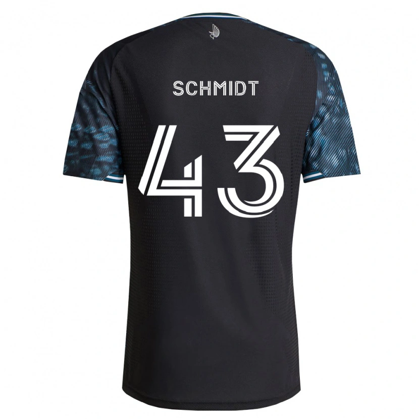 Danxen Kinderen William Schmidt #43 Zwart Wit Thuisshirt Thuistenue 2026/27 T-Shirt