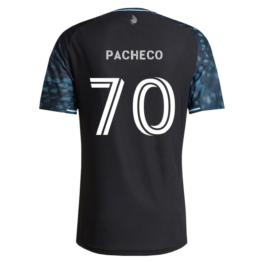 Danxen Kinderen Diogo Pacheco #70 Zwart Wit Thuisshirt Thuistenue 2026/27 T-Shirt