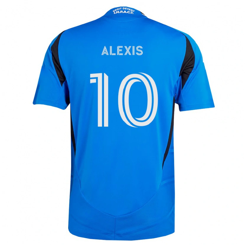 Danxen Kinderen Alexis Sánchez #10 Blauw Wit Zwart Thuisshirt Thuistenue 2026/27 T-Shirt