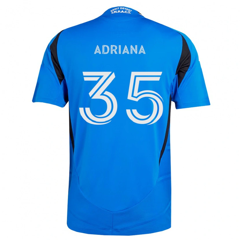 Danxen Kinderen Teoli Adriana #35 Blauw Wit Zwart Thuisshirt Thuistenue 2026/27 T-Shirt