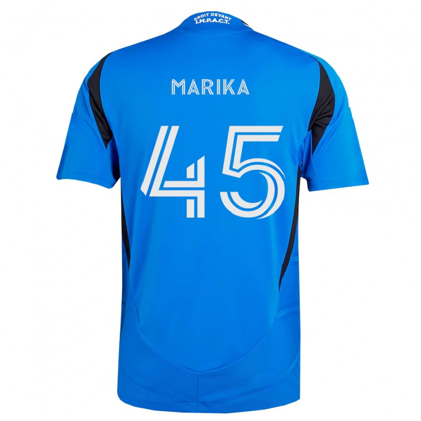 Danxen Kinderen Cregheur Marika #45 Blauw Wit Zwart Thuisshirt Thuistenue 2026/27 T-Shirt